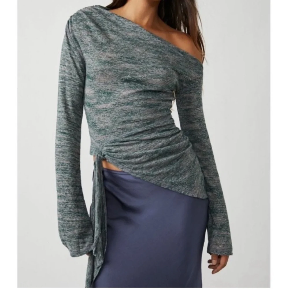 Free People | Golden Hour One-Shoulder Top In Incense Combo Size Medium